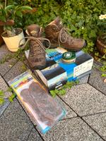 Damen Meindl Wanderschuhe Gr. 4,5/ 38 plus Wax & Wintersohlen Sachsen - Radeberg Vorschau