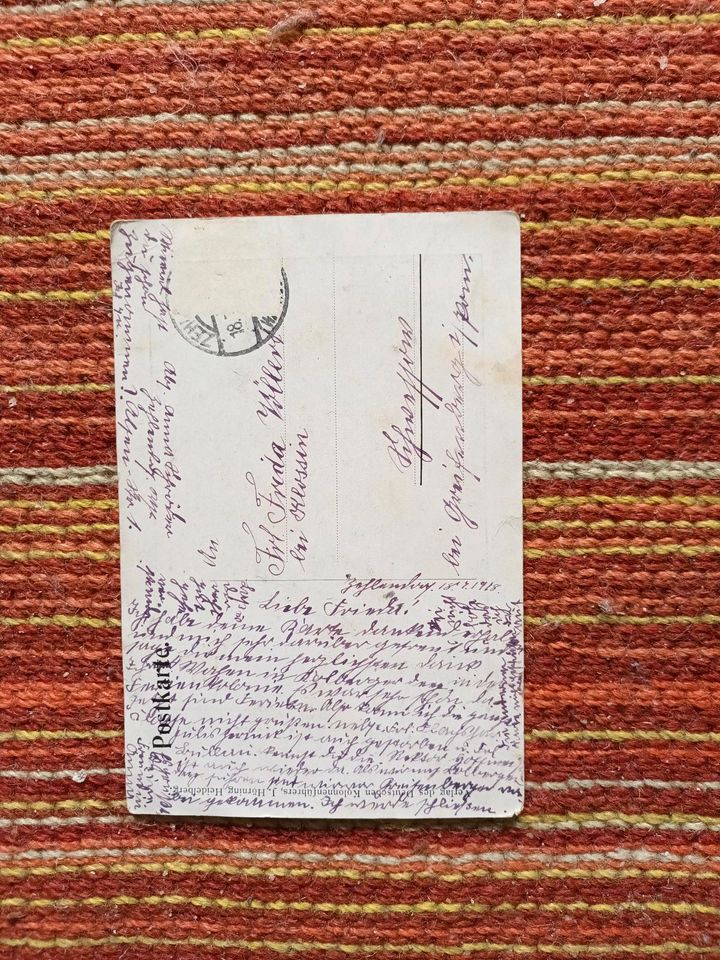 Alte Postkarte vom Gründer des Roten Kreuzes.1918. in Burgdorf