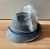 Bayrischer Hut mit Feder ~Oktoberfest~ grau-blau Harburg - Hamburg Sinstorf Vorschau