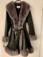 Mantel Damen Leder Imitation mit schicken Kunstpelz Wuppertal - Vohwinkel Vorschau