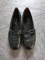 Paul Green bequeme Ballerina schwarzes Leder Sandalen Gr. 7  o 40 Hessen - Beselich Vorschau