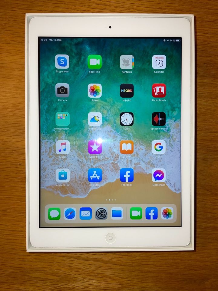 iPad Air Wi-Fi Silber 16 GB KEINE GEBRAUCHSSPUREN in Nossen