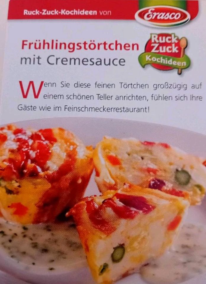 Rezeptkarten Kochidee kochen mit Erascodosen ⭐️ zu verschenken in Waal