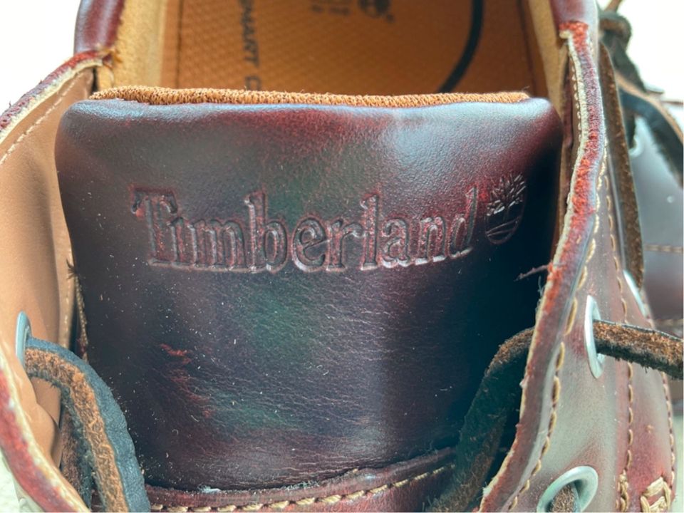 TIMBERLAND Herren Halbschuh Schnürung, NEU, 43,5, rotbraun, Leder in Baden-Baden