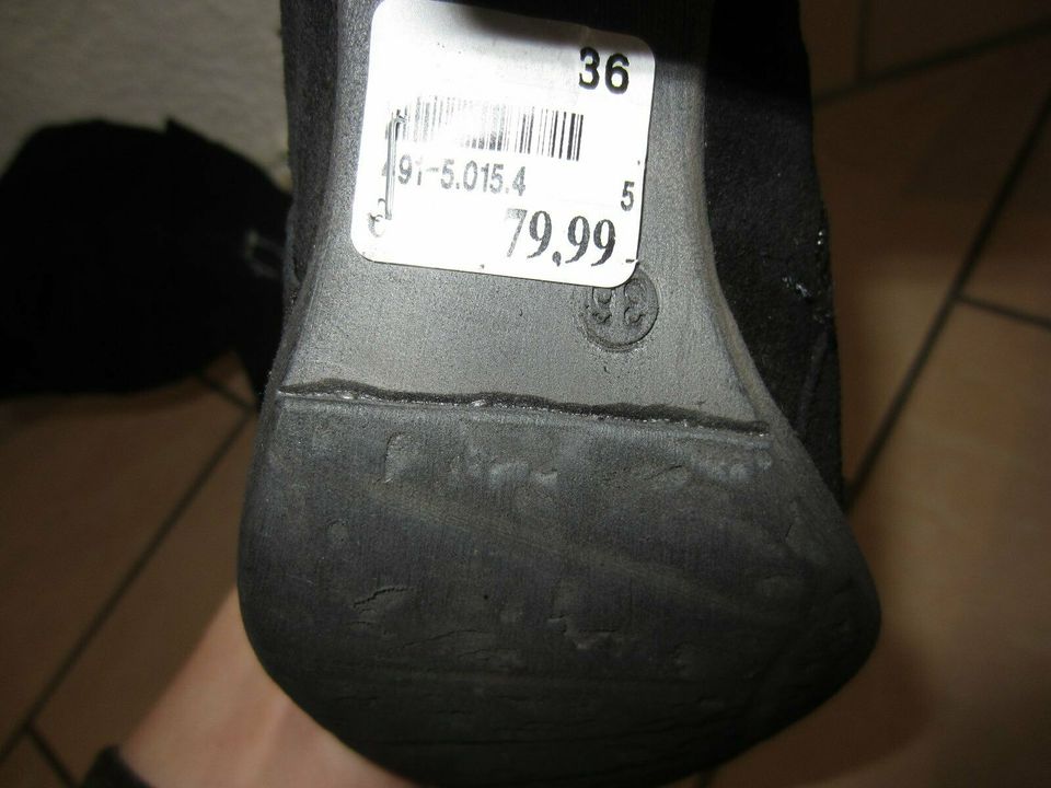 Cafe Moda Damen Stiefeletten "Echt Leder" mit Fransen -Neu- 36 in Witten