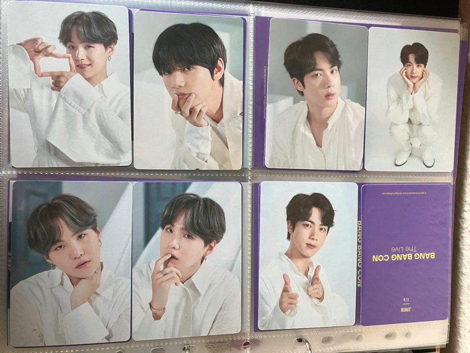 bts photocards, season greetings 2017, bang bang con, ly tour pc´ in Berlin