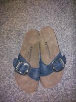 Birkenstock Pantolette gr 40 blau Bremen - Huchting Vorschau