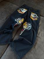 vintage baggy jeans w36 | berlin style backprint y2k wide fit Niedersachsen - Meinersen Vorschau