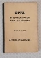 Betriebsanleitung Opel Ausgabe 1955 Thüringen - Eßleben-Teutleben Vorschau