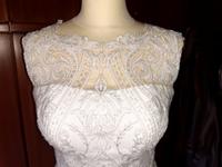 Glamour pur: Brautkleid Agnes 34 Ivory Spitze Perlen Pailletten Rheinland-Pfalz - Eisenberg  Vorschau