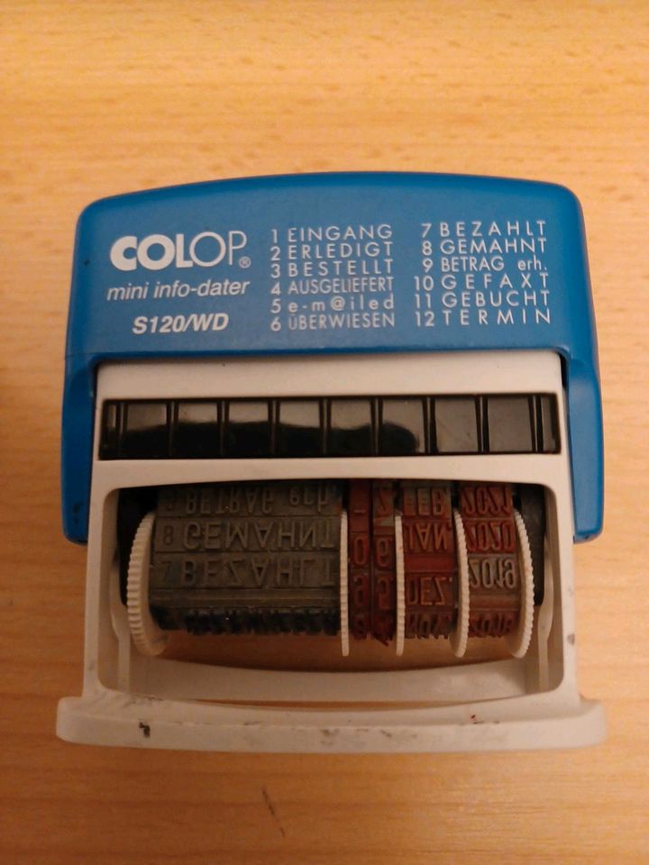 Stempel COLOP S120/WD zu verschenken in Moritzburg