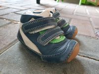 Elefanten Halbschuhe Gr. 20 Klett Leder Jungs blau grün Sachsen - Rackwitz Vorschau