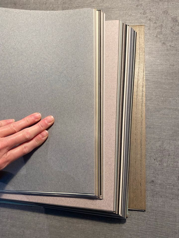 Japico Designer Book Grau-Töne 31x45cm über 85 Bl. Collegeblock in Mainhausen