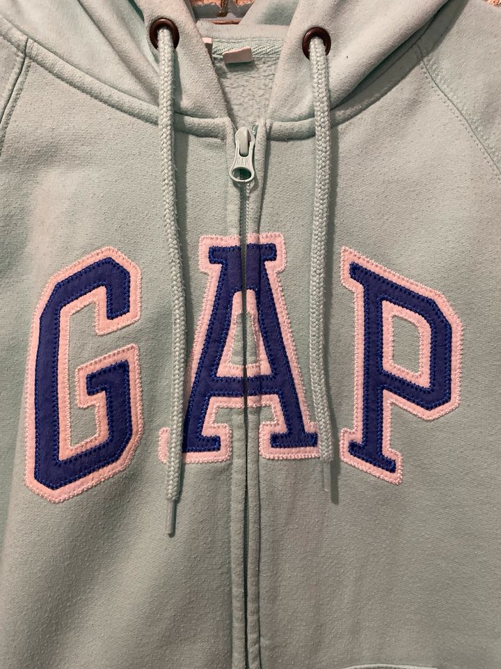 GAP XS , Türkis , Sweatshirt Jacke , Hoodie in Wiehl