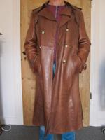 Vintage Herren Ledertrenchcoat, zeitlos, cognacfarben.Größe 102. Niedersachsen - Braunschweig Vorschau
