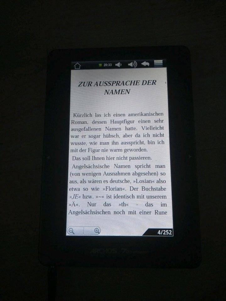 Archos 7ob eReader in Spenge