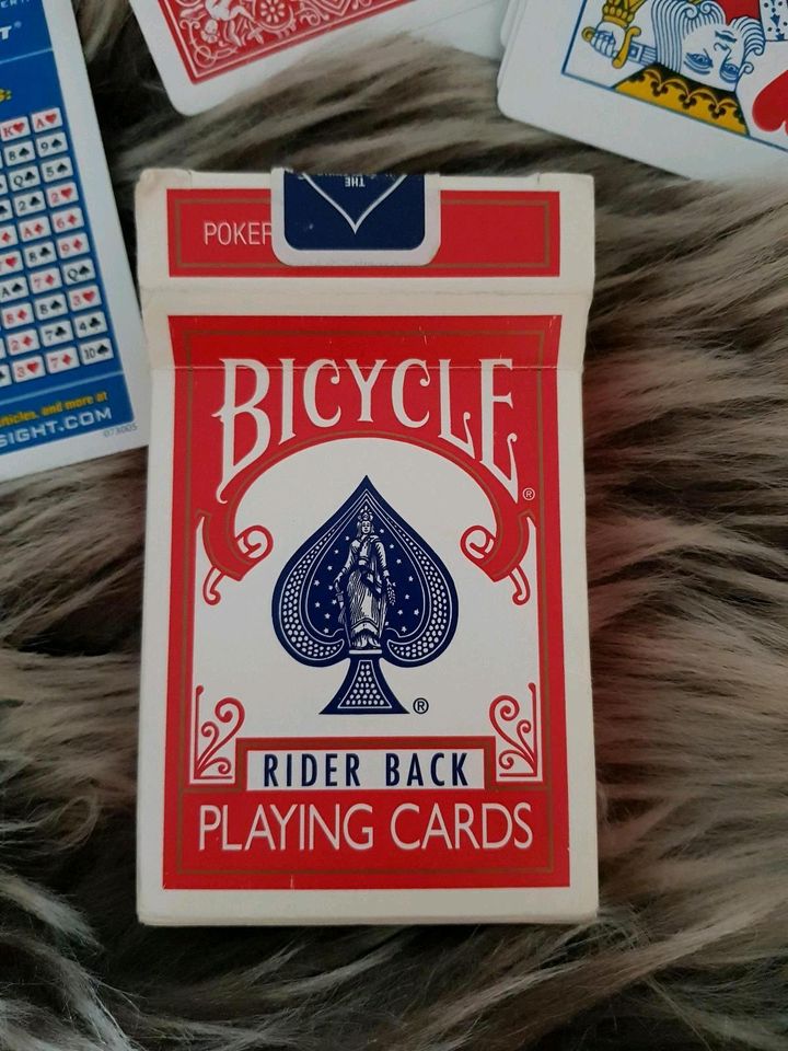 Karten Spiel poker bicycle romee mikado Memo strick Pilz spiele in Leipzig