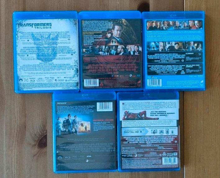 Transformers Sakrileg Deadpool Mission Impossible Blu-ray in Schwerin