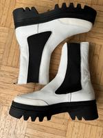Leather Stiefeletten Stiefel 42 weiß Leder wie neu Köln - Junkersdorf Vorschau