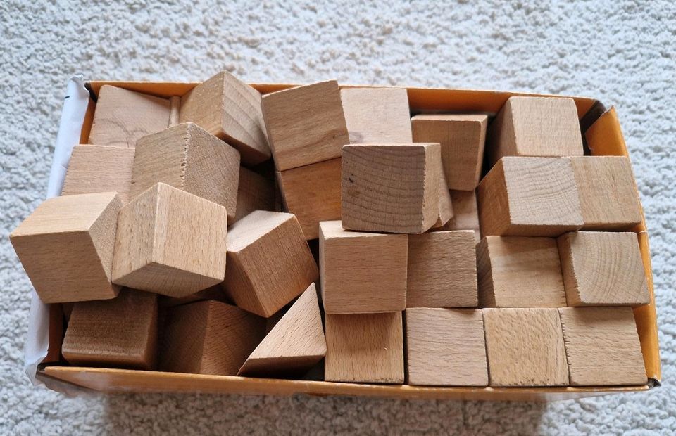Holzbauklötze Stapelsteine Holzbausteine Kinderspielzeug in Bonn