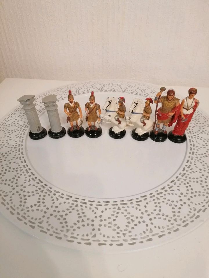 Schachfiguren Metall alt Römer 32 Figuren in Hagen