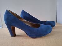Pumps, Tamaris Gr. 37, stahlblau – rauhes Obermaterial Rheinland-Pfalz - Mayen Vorschau