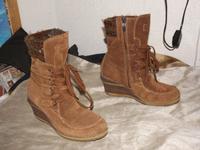 TAMARIS Stiefel Damen Gr,39 Leder braun TAMARIS Winterstiefel 39 Hessen - Schotten Vorschau