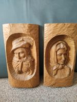 Holzschnitzereien 2 Stück deko Bayern - Freystadt Vorschau