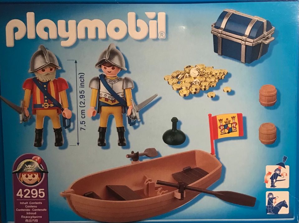 Playmobil Piraten - Schatztransport im Ruderboot 4295 in Didderse