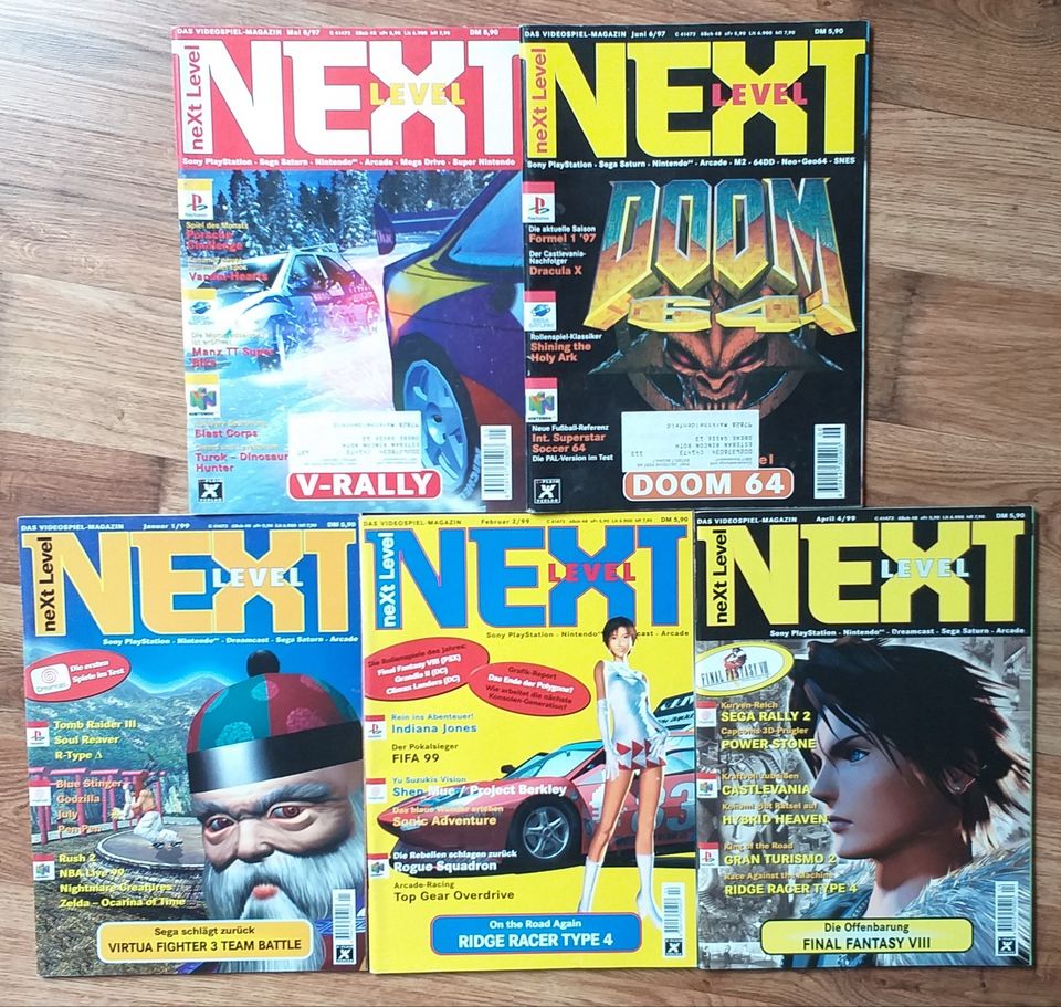 17 Next Level Videospiele Zeitschriften (mit Erstausgabe) in Erlenbach