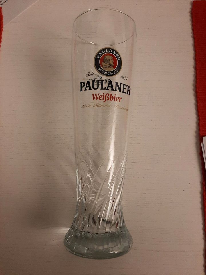 Glas Bierglas Weizen Weizenbier Paulaner neu in Frankfurt am Main