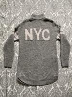 Grauer langer NYC Pulli von Fb Sister Gr. S Bayern - Straubing Vorschau
