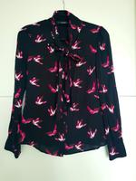 Hallhuber Bluse Schleife Vögel Pink 36 Nordrhein-Westfalen - Gelsenkirchen Vorschau