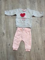 Ergee Herz Pullover grau inkl Hose rosa Größe 68 Set Baby Baden-Württemberg - Neudenau  Vorschau