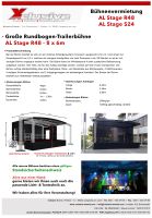 Trailerbühne 8x6m Mobile Bühne / Stage Rundbogen Bayern - Nordendorf Vorschau