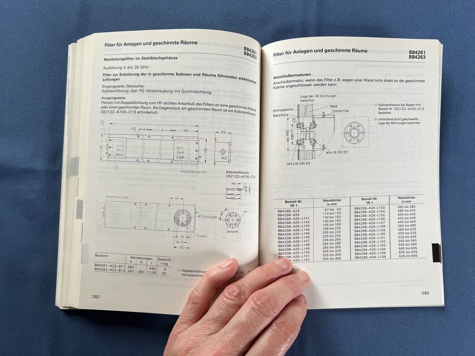 SIEMENS Datenbuch 1983/84 EMV Funk-Entstörung Bauelemente Filter in Bremen