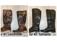 Gr 41 Stiefel Leder weite breite Wade Tamaris schwarz Saarland - Nalbach Vorschau