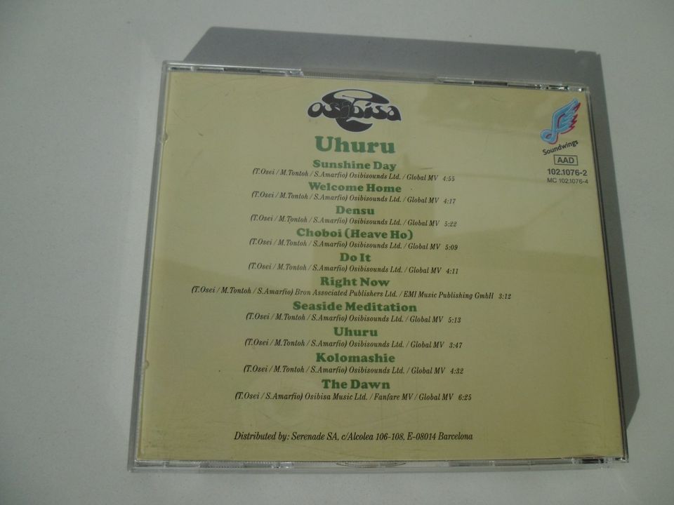Osibisa - Uhuru # African Folk Music, World Music, Prog Folk, CD in Ludwigshafen