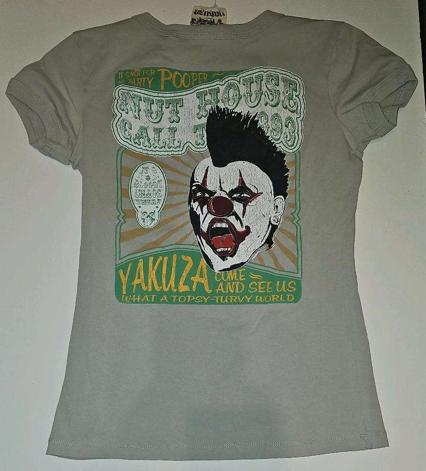 Yakuza tshirt neu  mit etikett  grau  Größe l zu verkaufen in Bremen