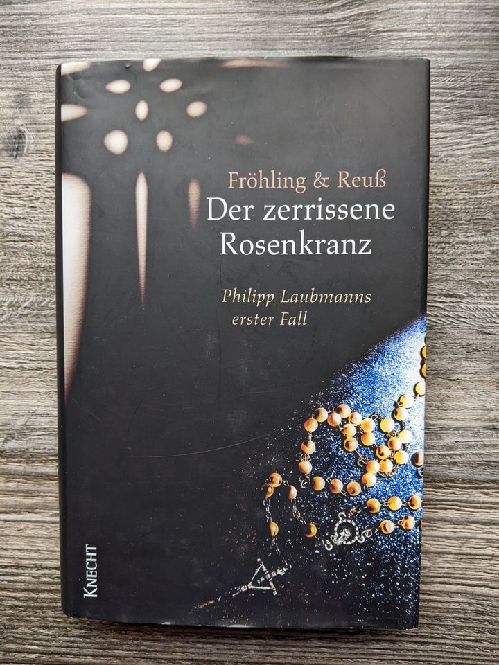 Fröhling & Reuß DER ZERRISSENE ROSENKRANZ  HC + SU Krimi in Ettlingen