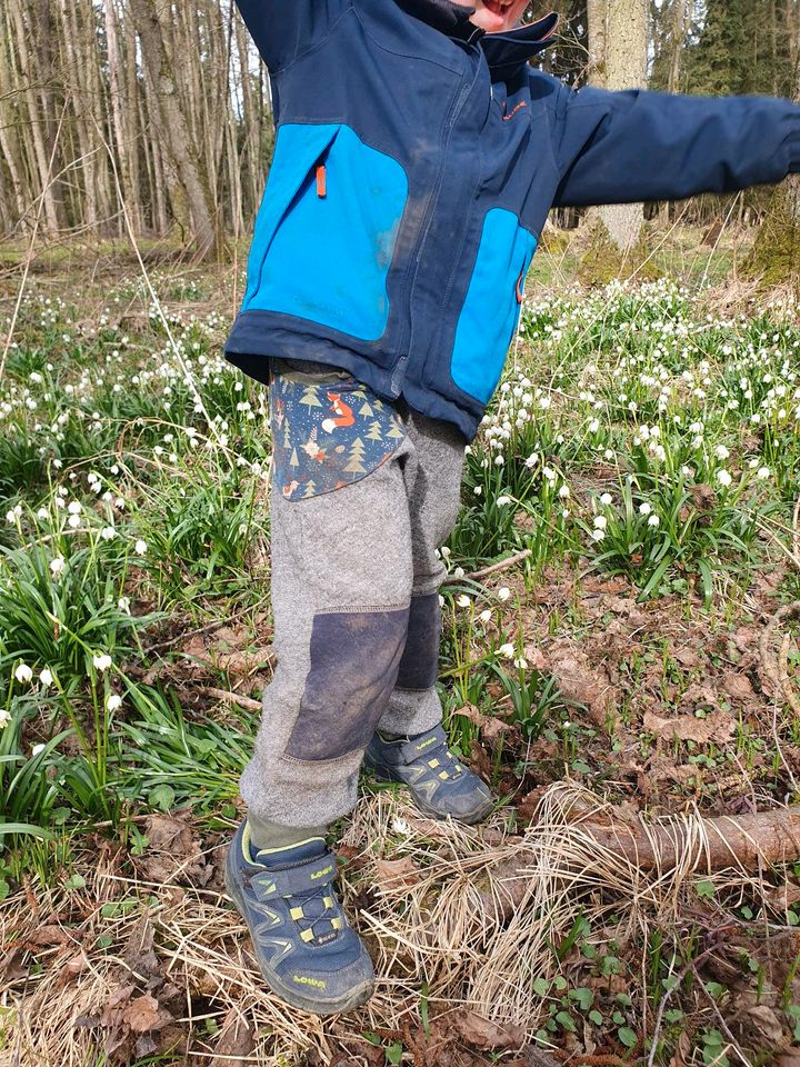 Walkhose 86- 140 Wollwalk Waldkindergarten  104 110 116 122 128 in Geiselhöring