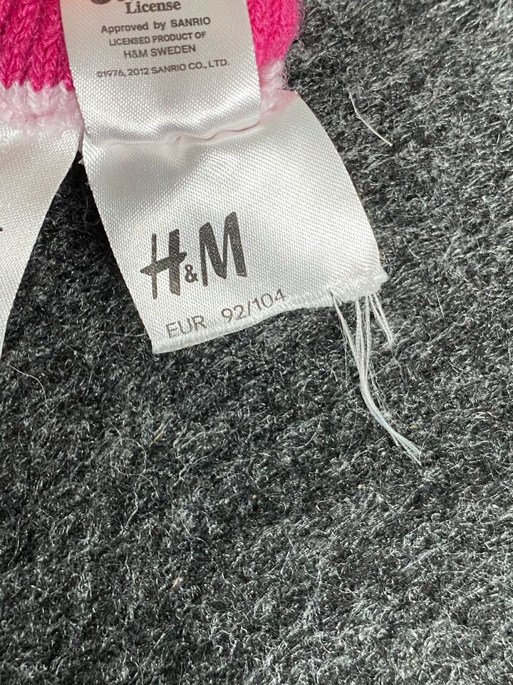 H&M Hello Kitty Handschuhe Gr. 92 104 rosa pink in Apen