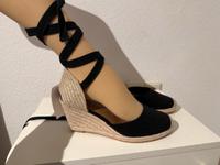 Keilabsatz Wedges 50er Jahre Retro Rockabilly 40 Espadrilles H+M Bayern - Heßdorf Vorschau