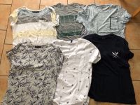 Set 6 T-Shirts weiß Gr. S  H&M weiß gestreift Aufdruck  Paket Hessen - Ahnatal Vorschau