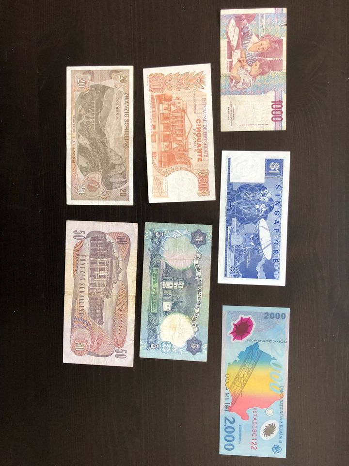Geldscheine Devisen ausländische Währung in Friedrichsthal