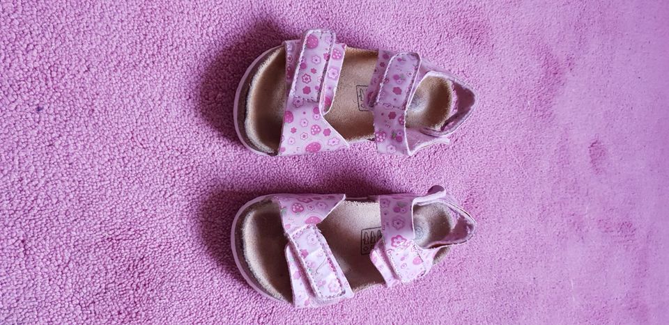 27 Hausschuhe / Bio-Pantoletten mit Veloursleder-Fußbett rosa in Dorsten