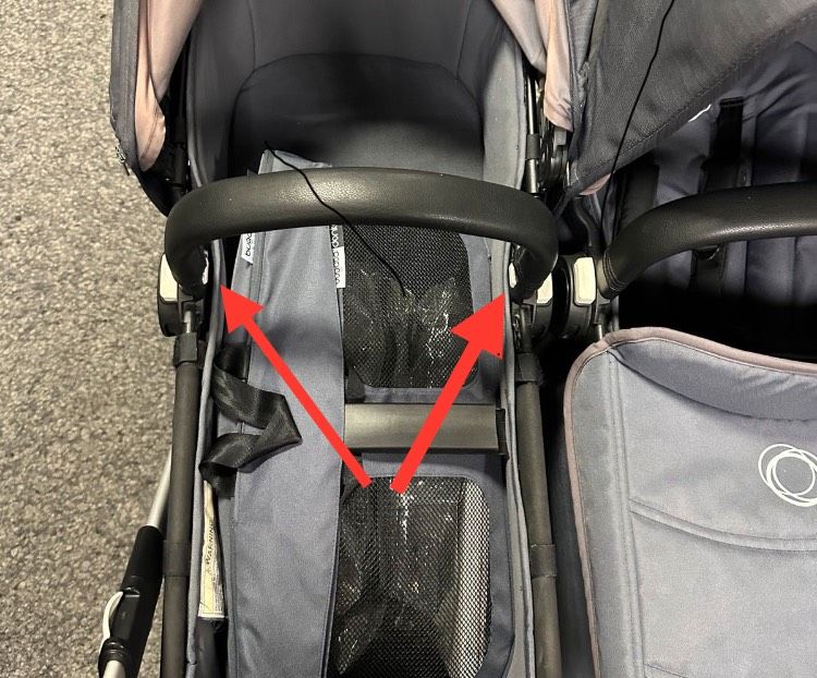 Bugaboo Ersatzclip 9x Innen für Haltebügel - Doppelkinderwagen in Geisenfeld