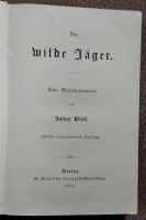 Buch Der wilde Jäger Julius Wolff 1879 antiquarisch alt Niedersachsen - Bad Pyrmont Vorschau