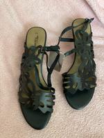 neue Leder Sandalen Sandaletten mit Absatz Bayern - Baar-Ebenhausen Vorschau