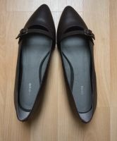 Ballerinas Spangenschuhe Leder dunkelbraun Gr. 37 Baden-Württemberg - Metzingen Vorschau